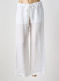 Pantalon large taille normale taille normale blanc NICOLE OLIVIER femme