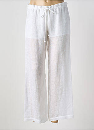 Pantalon large taille normale taille normale blanc NICOLE OLIVIER femme
