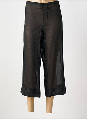 Pantalon 7/8 taille normale taille normale noir MANUEL CANOVAS femme