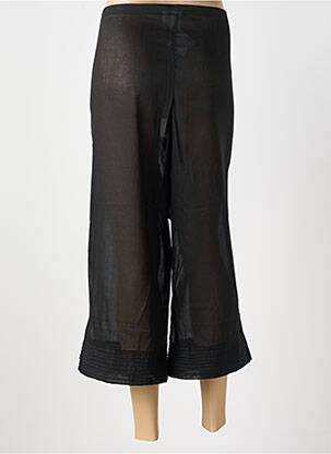 Pantalon 7/8 taille normale taille normale noir MANUEL CANOVAS femme
