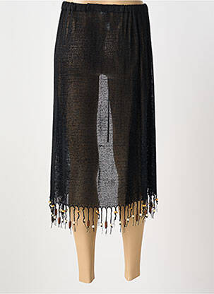 Paréo légère et transparente noir MARYAN MEHLHORN femme