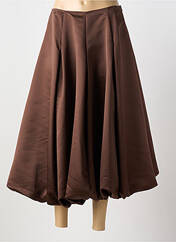Jupe longue marron REVANCHE DE LA FEMME pour femme seconde vue