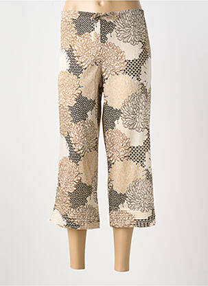 Pantacourt beige MANUEL CANOVAS pour femme