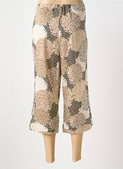 Pantacourt beige MANUEL CANOVAS pour femme seconde vue