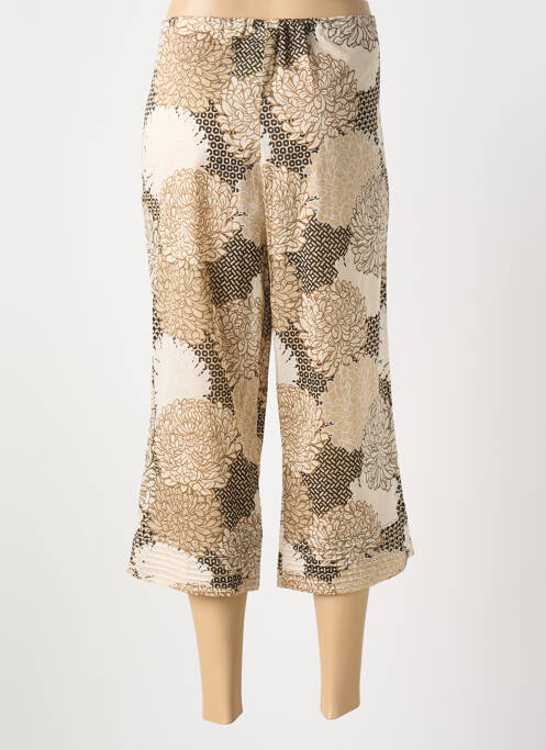 Pantacourt beige MANUEL CANOVAS pour femme