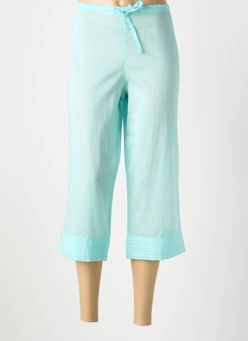 Pantacourt bleu MANUEL CANOVAS pour femme