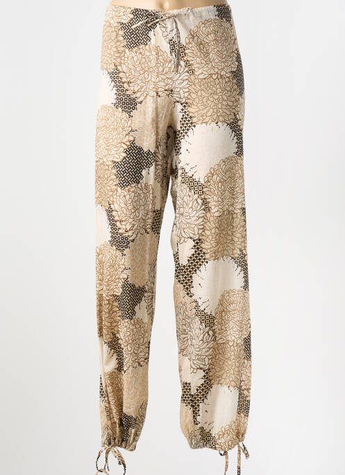 Pantalon large beige MANUEL CANOVAS pour femme