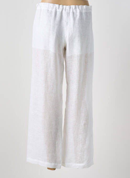 Pantalon large blanc NICOLE OLIVIER pour femme
