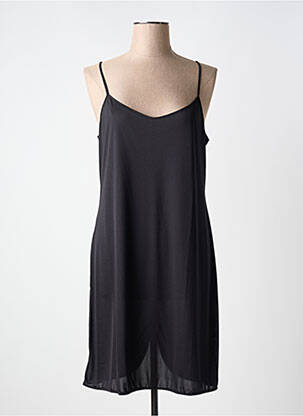 Nuisette/combinette effet matière satinée noir CHIARO SCURO femme