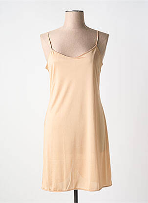 Nuisette/combinette effet matière satinée beige LISANZA femme