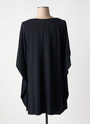 Tunique manches courtes tissage crêpe noir MARYAN MEHLHORN femme