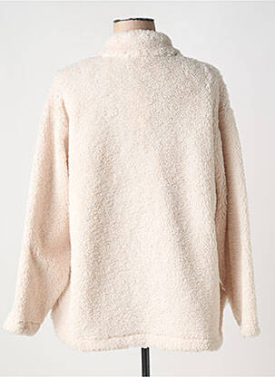 Veste casual col rond blanc PLUTO femme