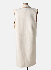 Gilet sans manche blanc PLUTO pour femme seconde vue