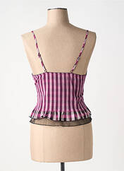 Top violet CHIARO SCURO pour femme seconde vue