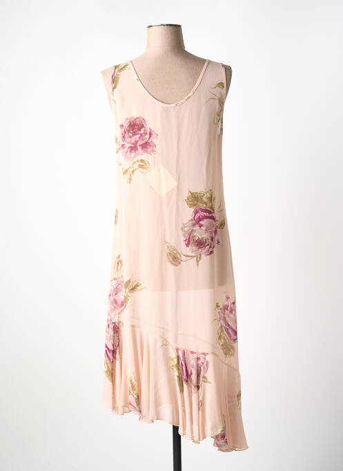 Robe courte sans manche sans manche rose CHIARO SCURO femme