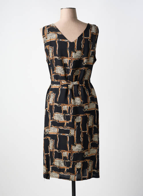 Robe mi-longue noir BOGLIETTI pour femme