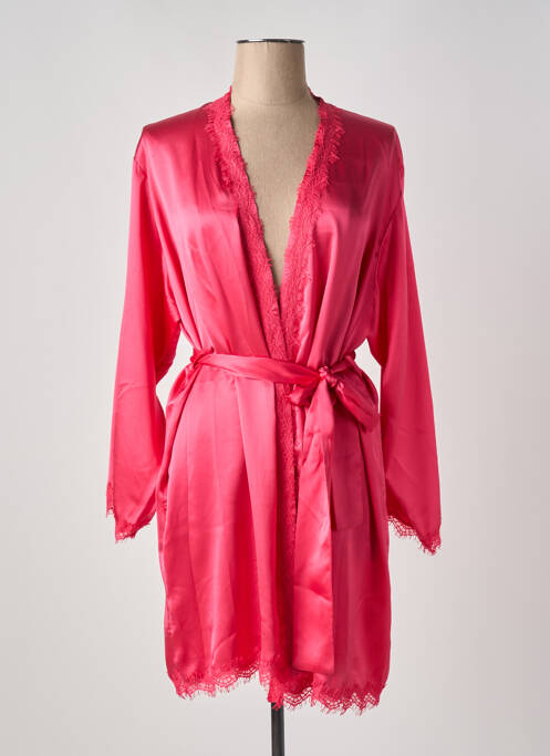 Veste kimono rouge VIVIS pour femme