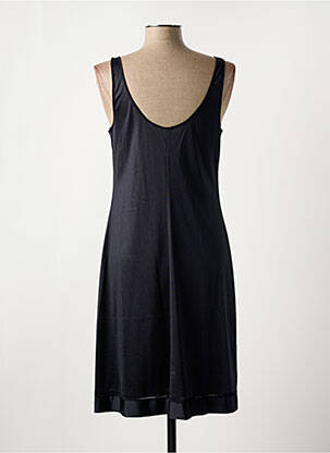 Chemise de nuit sans manche noir HELIOS femme