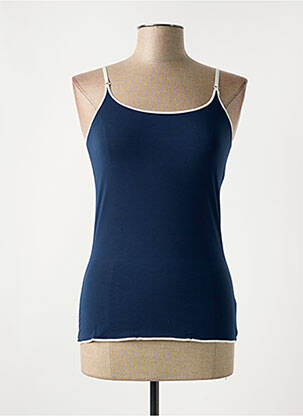 Top/caraco stretch bleu LISANZA femme