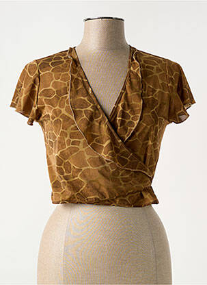 Pyjama manches courtes marron LISE CHARMEL femme