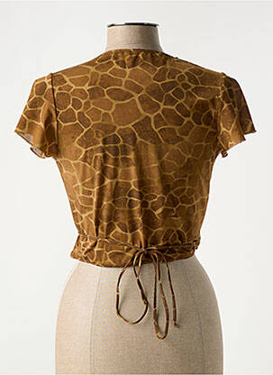 Pyjama manches courtes marron LISE CHARMEL femme
