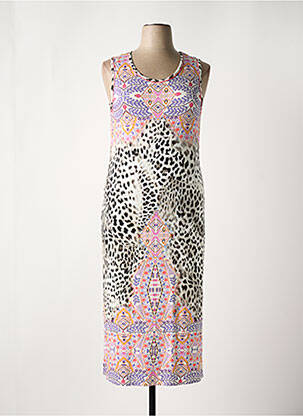Robe longue sans manche sans manche rose FERAUD femme