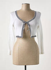 Gilet manches longues blanc LISANZA pour femme seconde vue