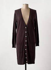 Gilet manches longues marron RUE DU FAUBOURG pour femme seconde vue