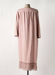 Robe longue rose LIONELLA pour femme seconde vue