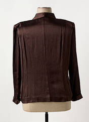 Veste casual marron UN JOUR AILLEURS pour femme seconde vue