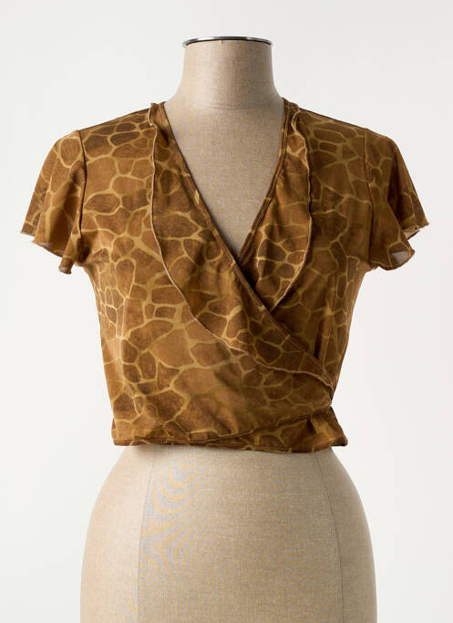 Pyjama col v marron LISE CHARMEL femme