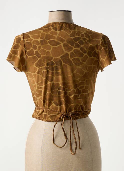 Pyjama col v marron LISE CHARMEL femme