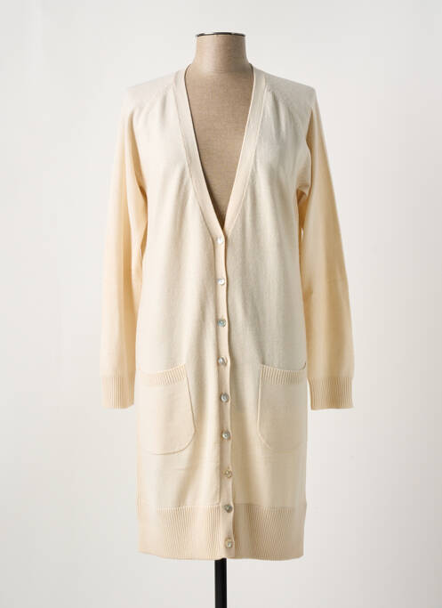 Gilet manches longues beige RUE DU FAUBOURG pour femme