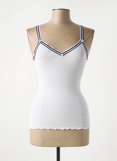 Top/Caraco blanc LISANZA pour femme