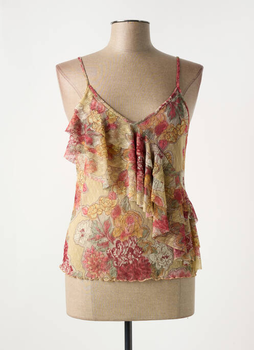 Top rouge CHIARO SCURO pour femme