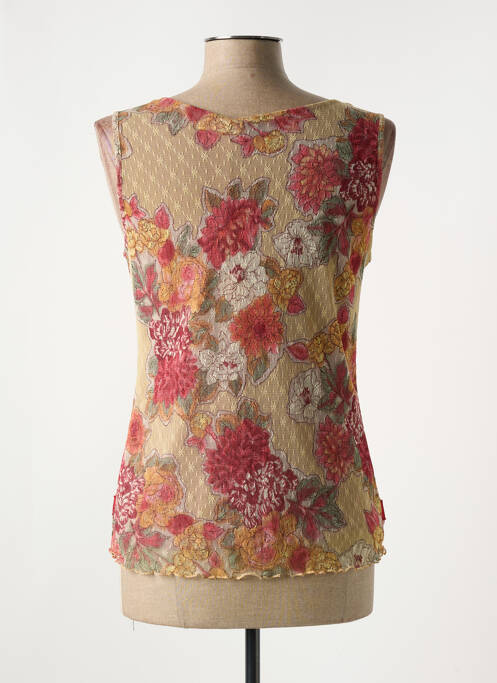 Top rouge CHIARO SCURO pour femme