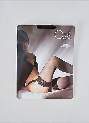 Bas stretch marron OSÉ femme
