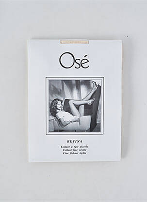 Bas stretch beige OSÉ femme