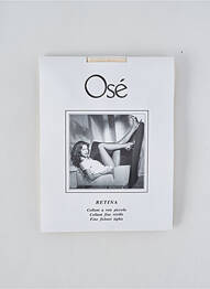 Bas stretch beige OSÉ femme