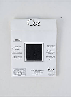 Bas stretch gris OSÉ femme