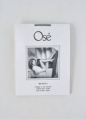 Bas stretch gris clair OSÉ femme