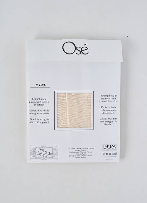 Bas beige OSÉ pour femme