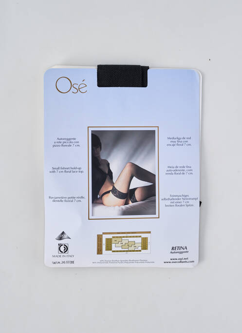 Bas gris OSÉ pour femme