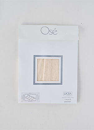 Bas stretch beige OSÉ femme