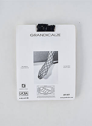 Collants stretch noir GRANDICALZE femme