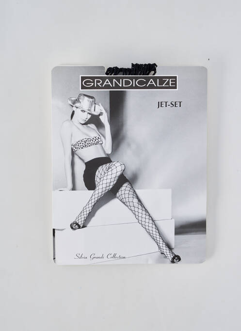 Collants stretch noir GRANDICALZE femme