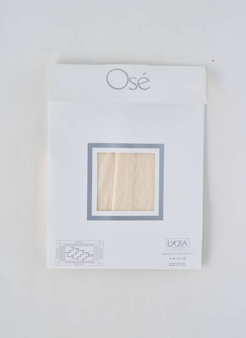 Bas beige OSÉ pour femme
