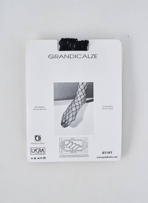 Collants noir GRANDICALZE femme