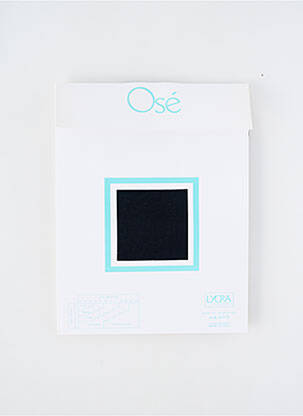 Bas stretch bleu OSÉ femme