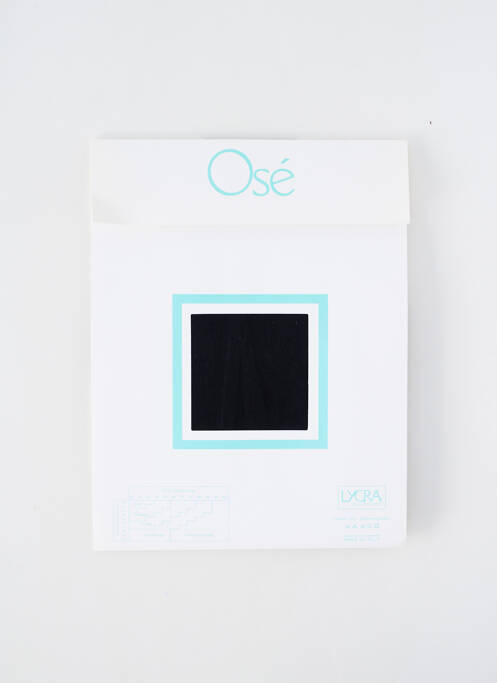 Bas noir OSÉ pour femme